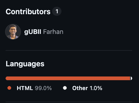 HTML 99.0% — built with the unit of web